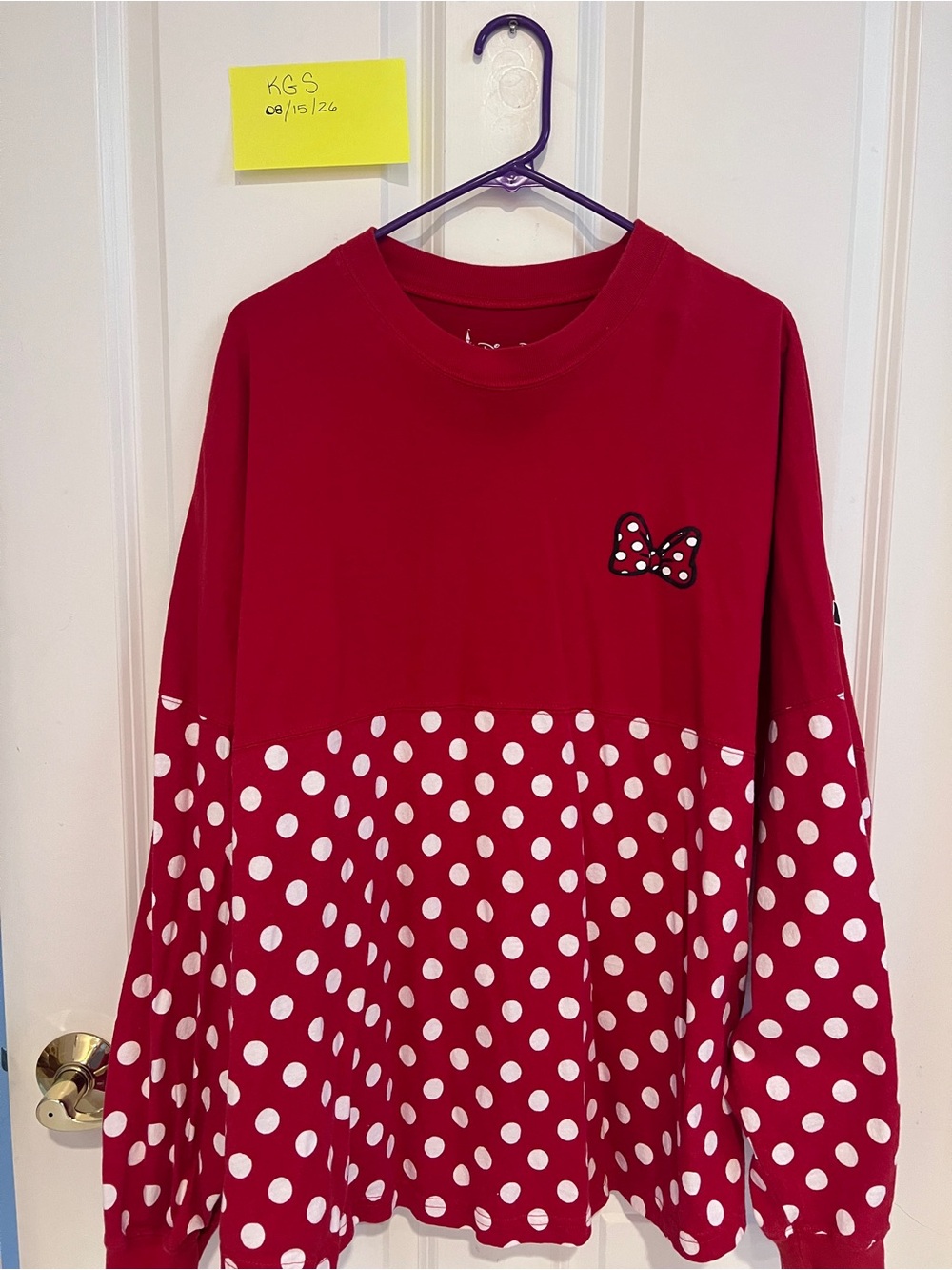 Disney Parks Walt Disney World Spirit Jersey Minnie Mouse XL